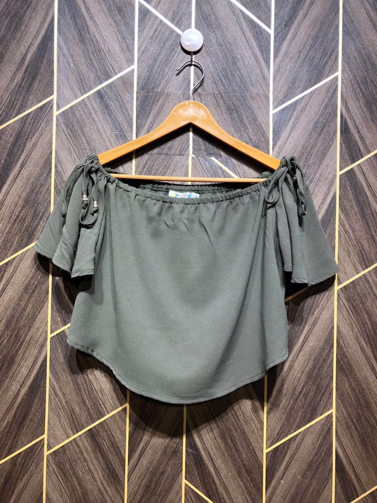 Trendy Chiffon CropTop Size Medium