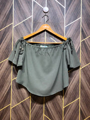 Trendy Chiffon CropTop Size Medium
