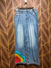 Women Wide Leg J eans Medium | Waist 32 | Length 41