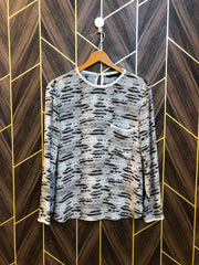 Western Top Chiffon – Large Size (Chest: 21, Length: 26  )