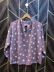 Western Top Chiffon – Large Size (Chest: 20, Length: 24 )