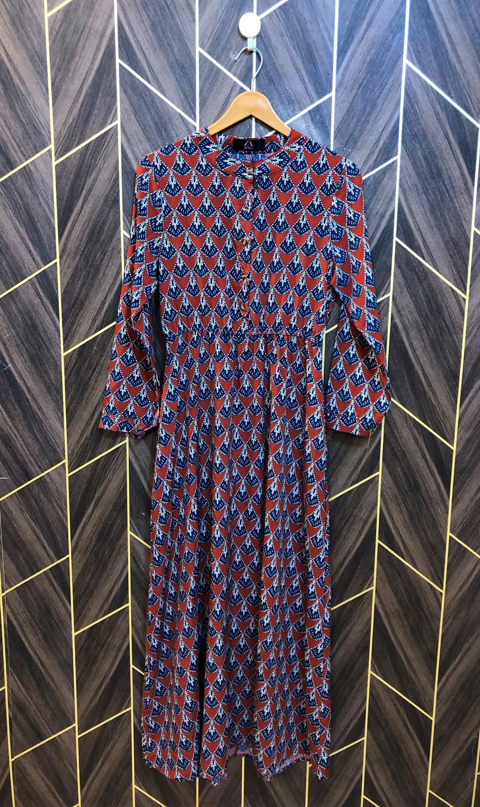 Western Long Maxi Linen Small | Size | Chest 18 | Length 54