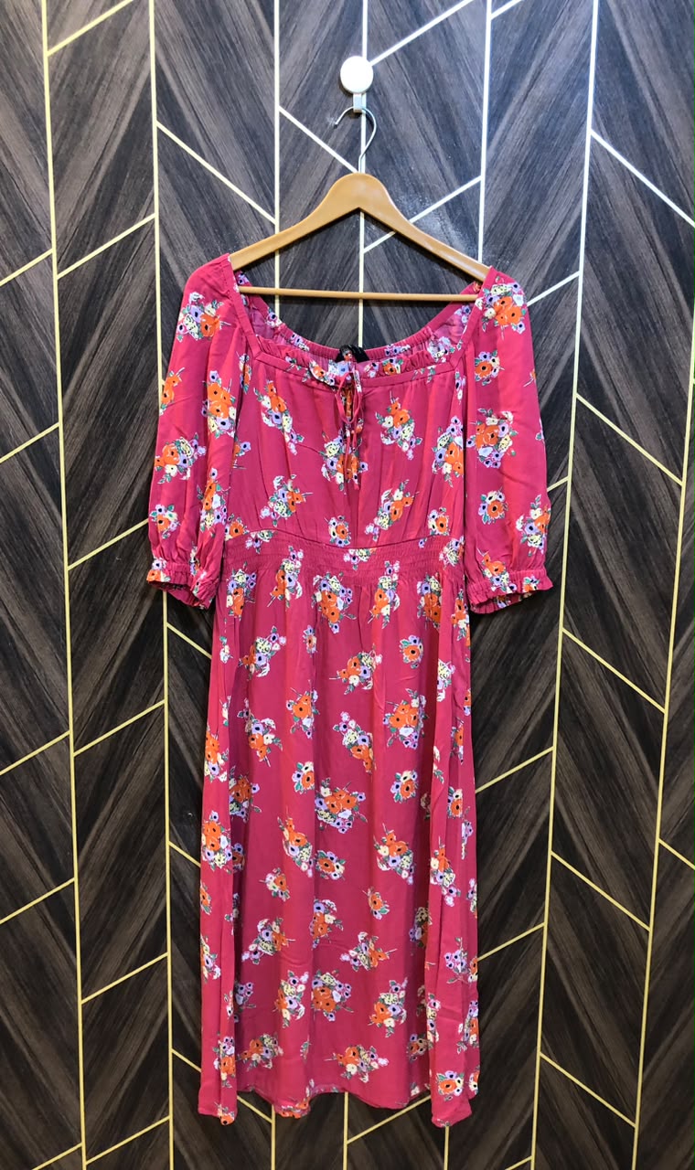 Western Long Maxi Linen Small | Size | Chest 18 | Length 47