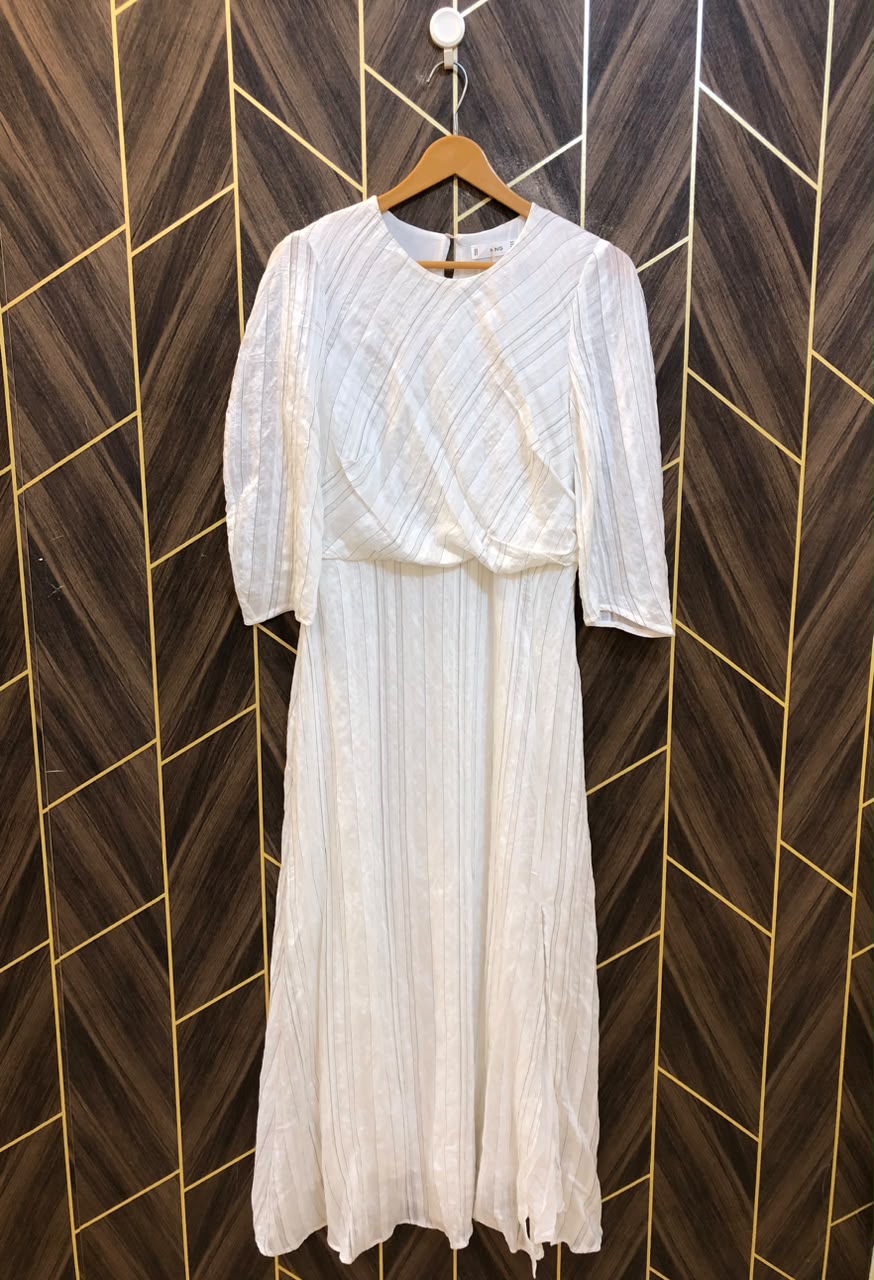 Western Long Maxi Silk Small | Size | Chest 18 | Length 53