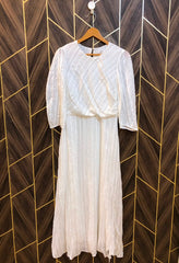 Western Long Maxi Silk Small | Size | Chest 18 | Length 53