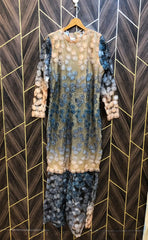 Western Long Maxi Net georget  Large | Size | Chest 20 | Length 60