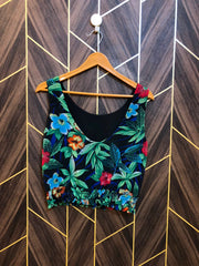 Trendy Chiffon CropTop Size Small
