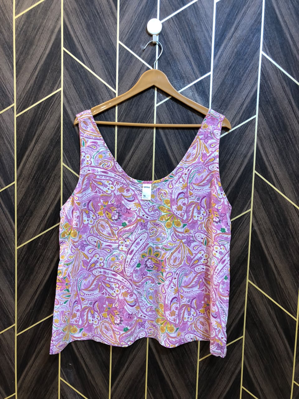Trendy Linen CropTop Size X Large