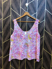 Trendy Linen CropTop Size X Large