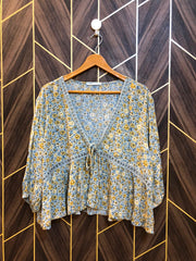 Trendy Linen CropTop Size X Large
