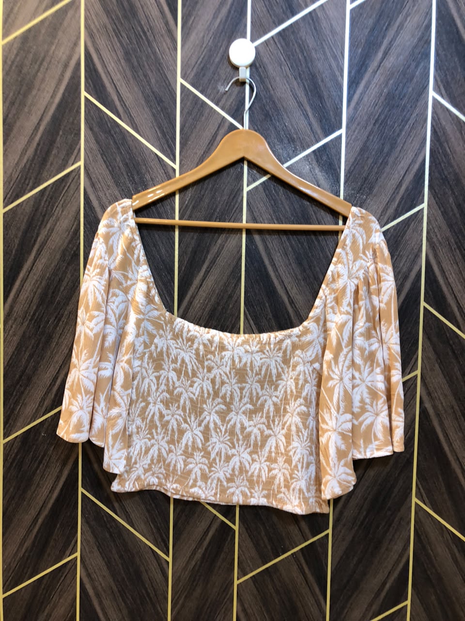 Trendy Linen CropTop Size Large