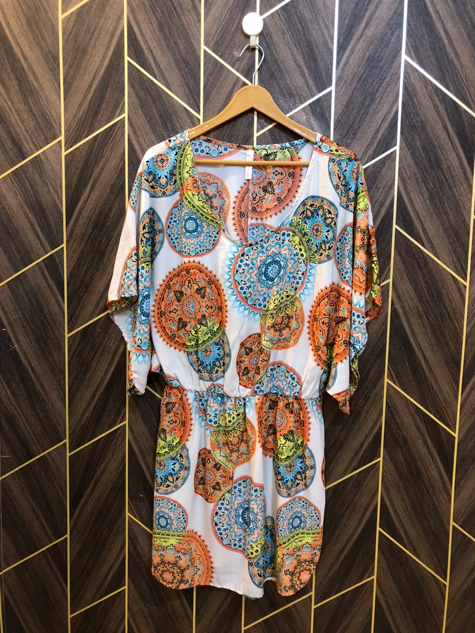 Mini Dress Chiffon X Large Size Chest 22 Length 36