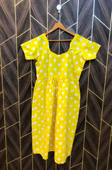 Mini Dress Cotton Large Size Chest 20 Length 46