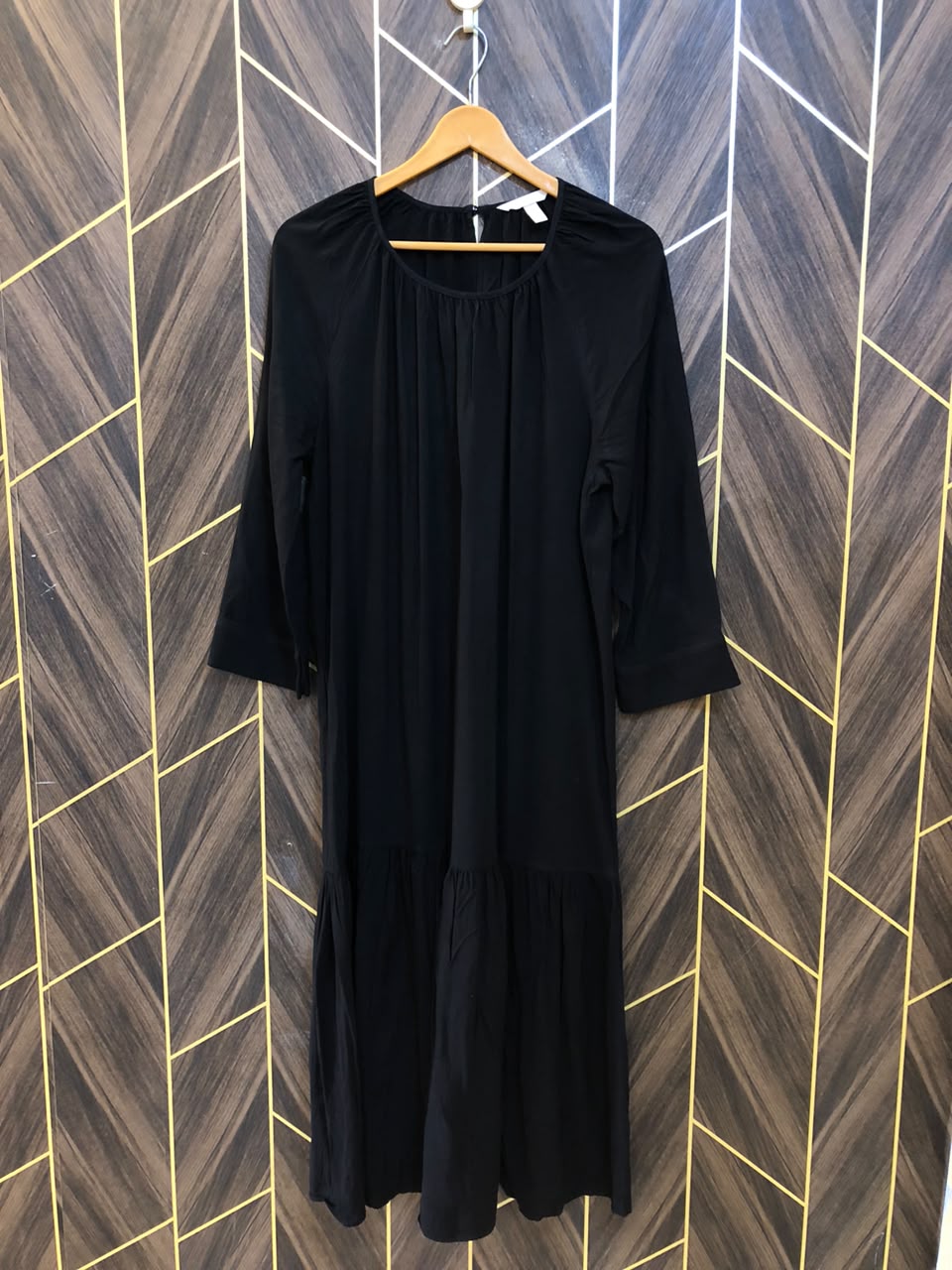 Women Long Shirt Linen Large | Chest 21 | Length 48