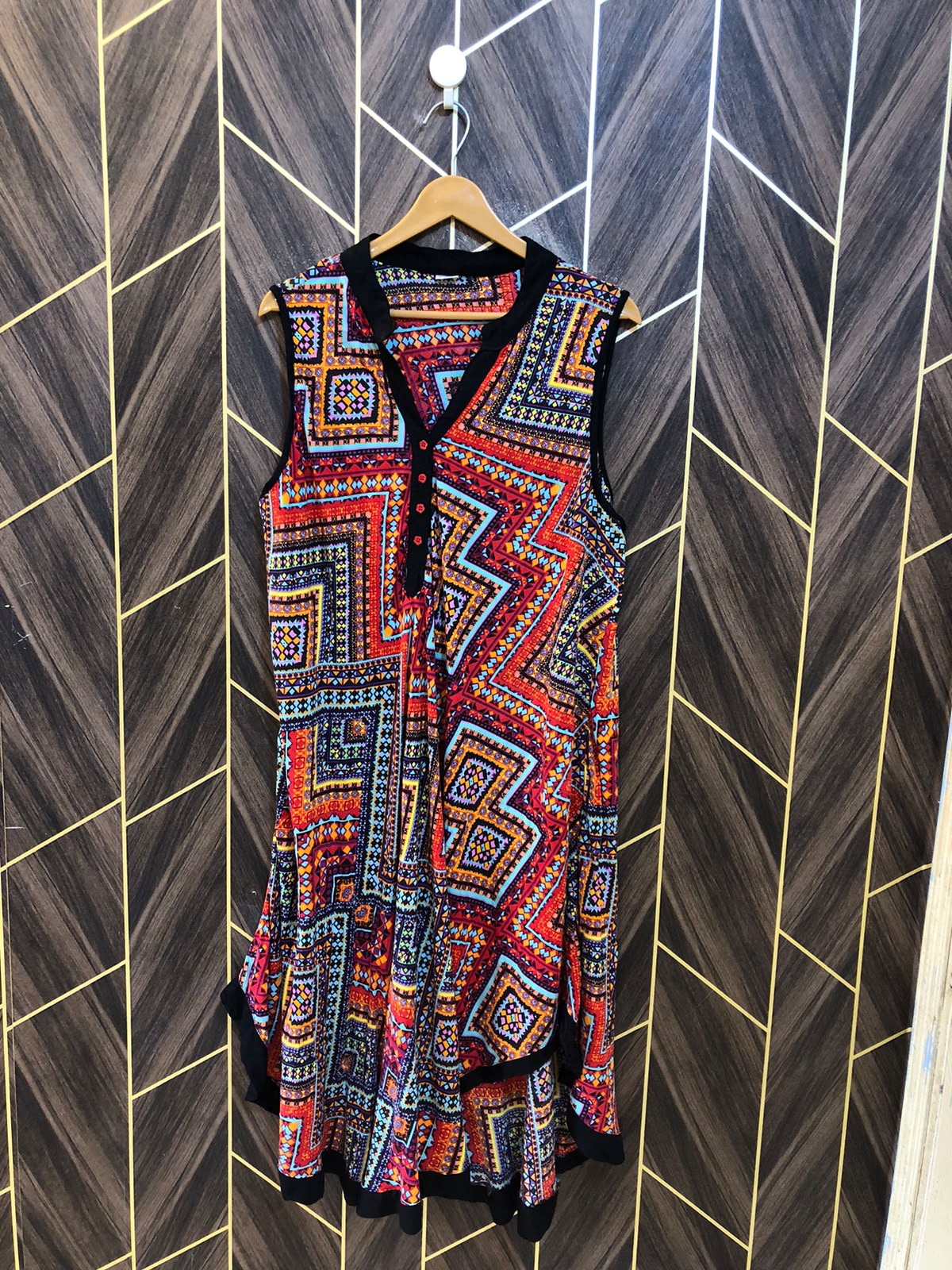Women Long Shirt Linen 1XL | Chest 23 | Length 44
