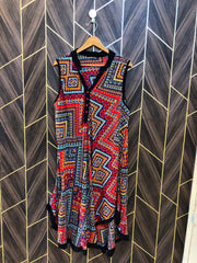 Women Long Shirt Linen 1XL | Chest 23 | Length 44