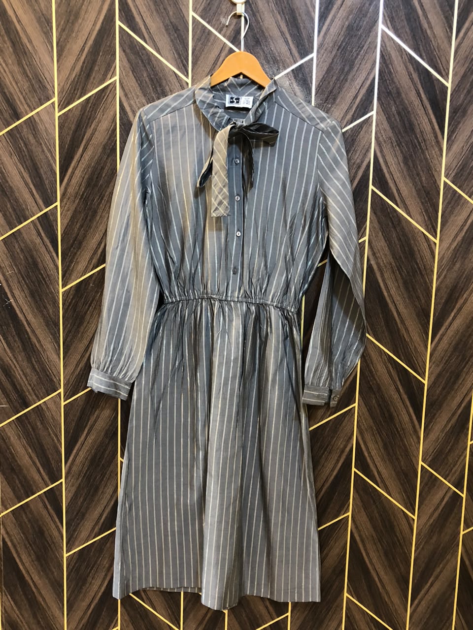 Women Long Shirt silk Cotton Medium | Chest 19 | Length 44