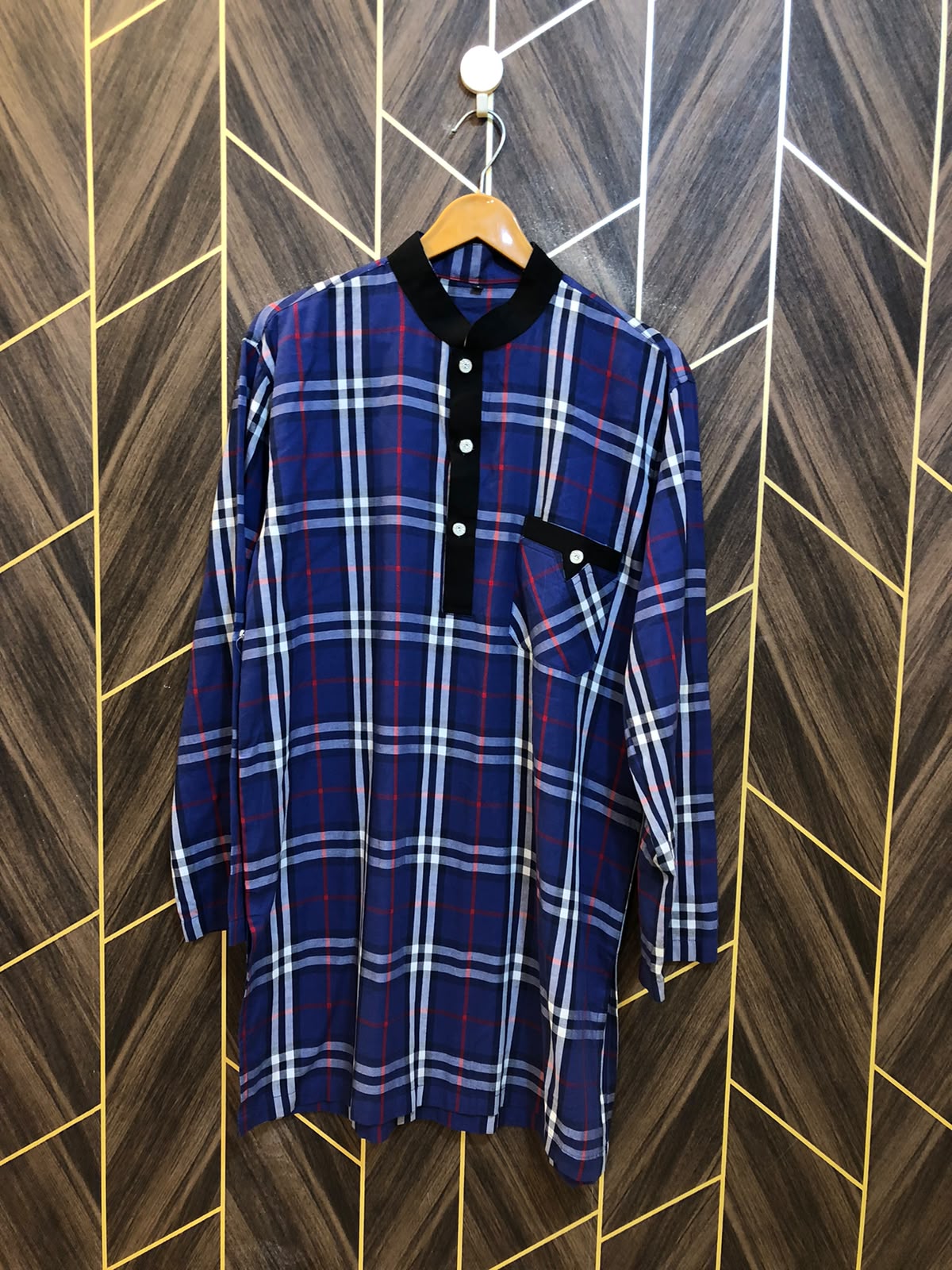 Women Long Shirt Cotton Large | Chest 21 | Length 35