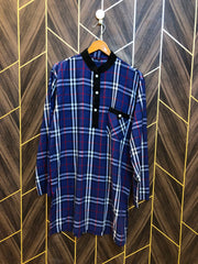 Women Long Shirt Cotton Large | Chest 21 | Length 35