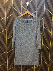 Women Long Shirt Linen X Large | Chest 22 | Length 36