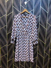 Mini Dress Chiffon Large Size Chest 20 Length 41