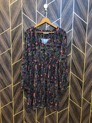 Mini Dress Linen Large Size Chest 21 Length 37