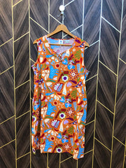 Mini Dress Linen Large Size Chest 21  Length 38