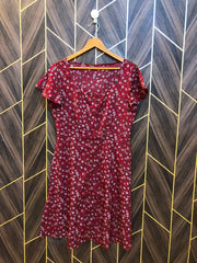 Mini Dress Chiffon Large Size Chest 20 Length 39