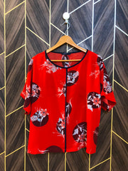 Western Top Chiffon – Medium S ize (Chest: 19, Length: 24   baggy )