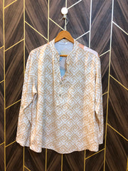 Western Top Chiffon – X-Large Size (Chest: 22, Length: 27  )