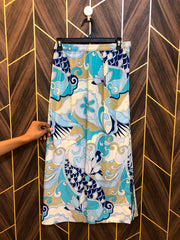 Women Silk Cord Set | Shirt Chest 20 | Shirt Length 19 | Skirt Waist 32  | Skirt Length 36
