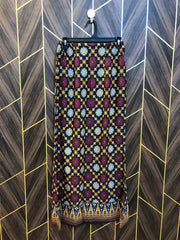 Women Silk Cord Set baggy  | Shirt Chest 18 | Shirt Length 36 | Skirt Waist 28 | Skirt Length 41