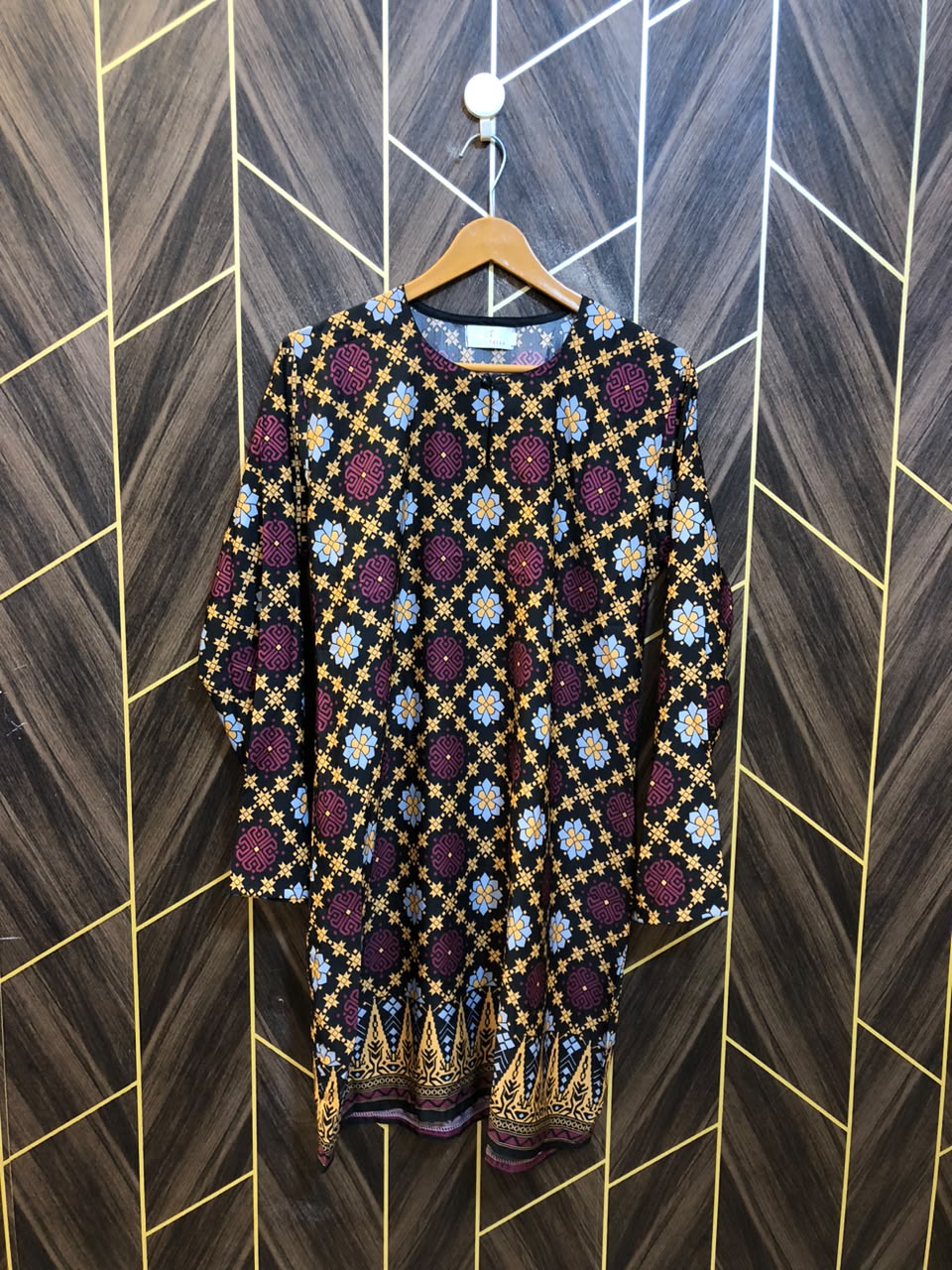 Women Silk Cord Set baggy  | Shirt Chest 18 | Shirt Length 36 | Skirt Waist 28 | Skirt Length 41