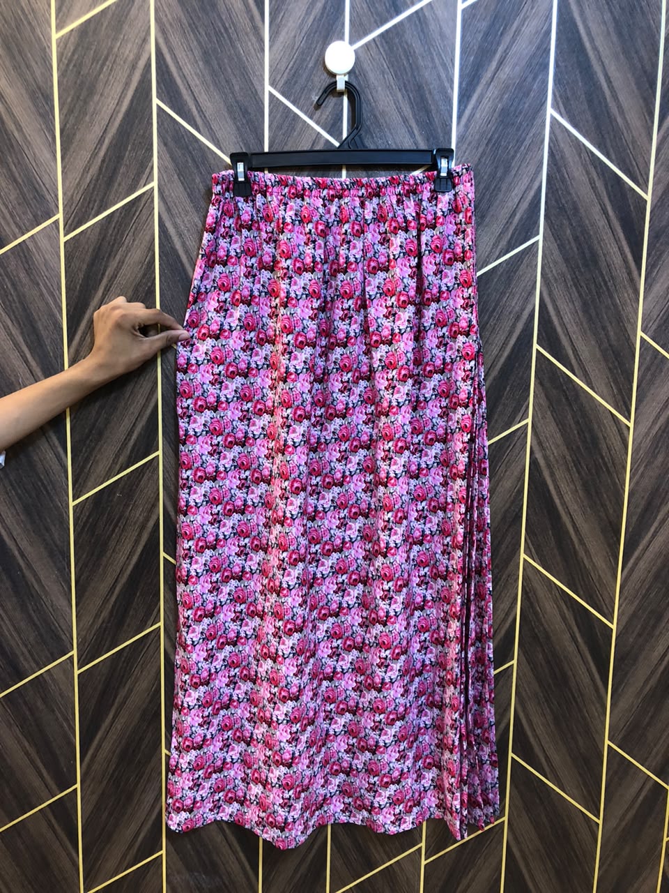 Women Silk Cord Set | Shirt Chest 19 | Shirt Length 39 | Skirt Waist 30 | Skirt Length 39