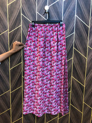 Women Silk Cord Set | Shirt Chest 19 | Shirt Length 39 | Skirt Waist 30 | Skirt Length 39