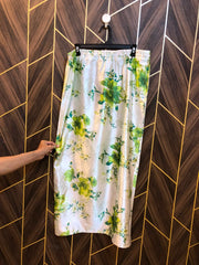 Women Silk Cord Set | Shirt Chest 21  | Shirt Length 39  | Skirt Waist 36  | Skirt Length 38