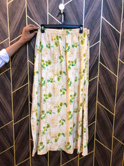 Women Chiffon Cord Set | Shirt Chest 22 | Shirt Length 38  | Skirt Waist 36 to 38 | Skirt Length 38