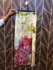 Women Chiffon Cord Set | Shirt Chest 21 | Shirt Length 41 | Skirt Waist 34 | Skirt Length 40
