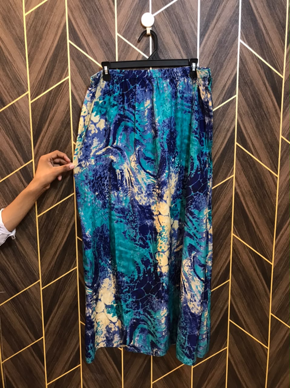 Women Chiffon Cord Set | Shirt Chest 21 | Shirt Length 40  | Skirt Waist 36 | Skirt Length 38
