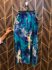 Women Chiffon Cord Set | Shirt Chest 21 | Shirt Length 40  | Skirt Waist 36 | Skirt Length 38