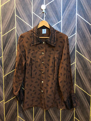Western Top Chiffon – Large Size (Chest: 21  , Length: 27  )