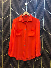 Western Top Chiffon – Small Size (Chest: 18, Length: 29 )