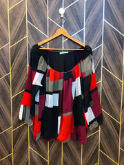 Western Top Chiffon – Large Size (Chest: 20, Length: 30  )