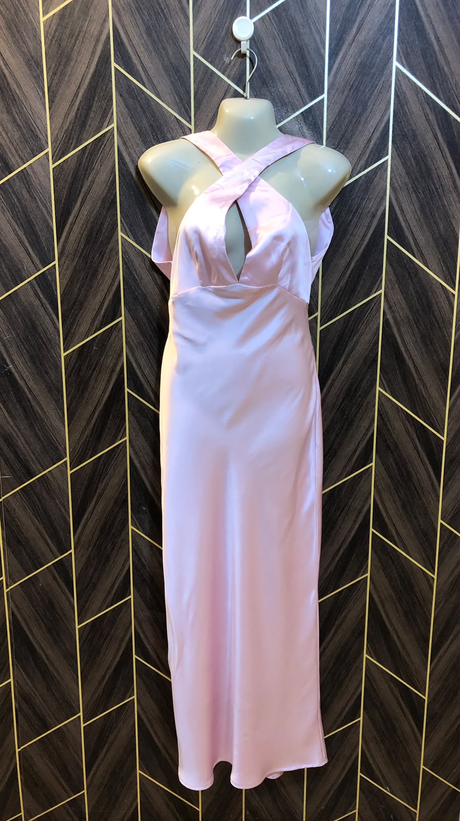 Western Long Maxi body fitted Silk Small | Size | Chest 18 | Length 60