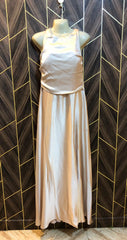 Western Long Maxi Silk minor stain  Medium to large   | Size | Chest 19 to 20 | Length 50