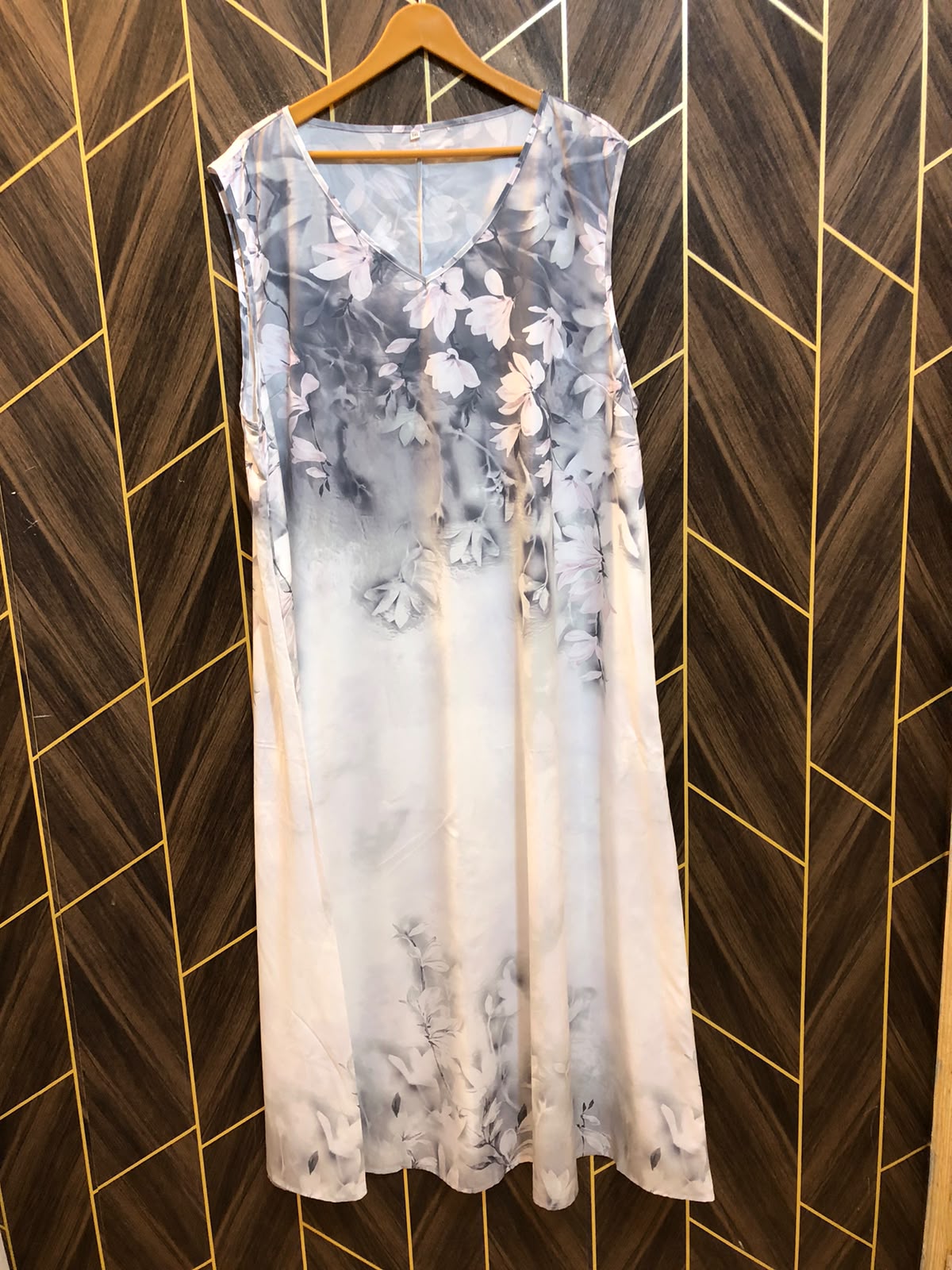 Western Long Maxi Silk 4 XL | Size | Chest 26| Length 54
