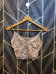 Trendy Net  CropTop Size X Small