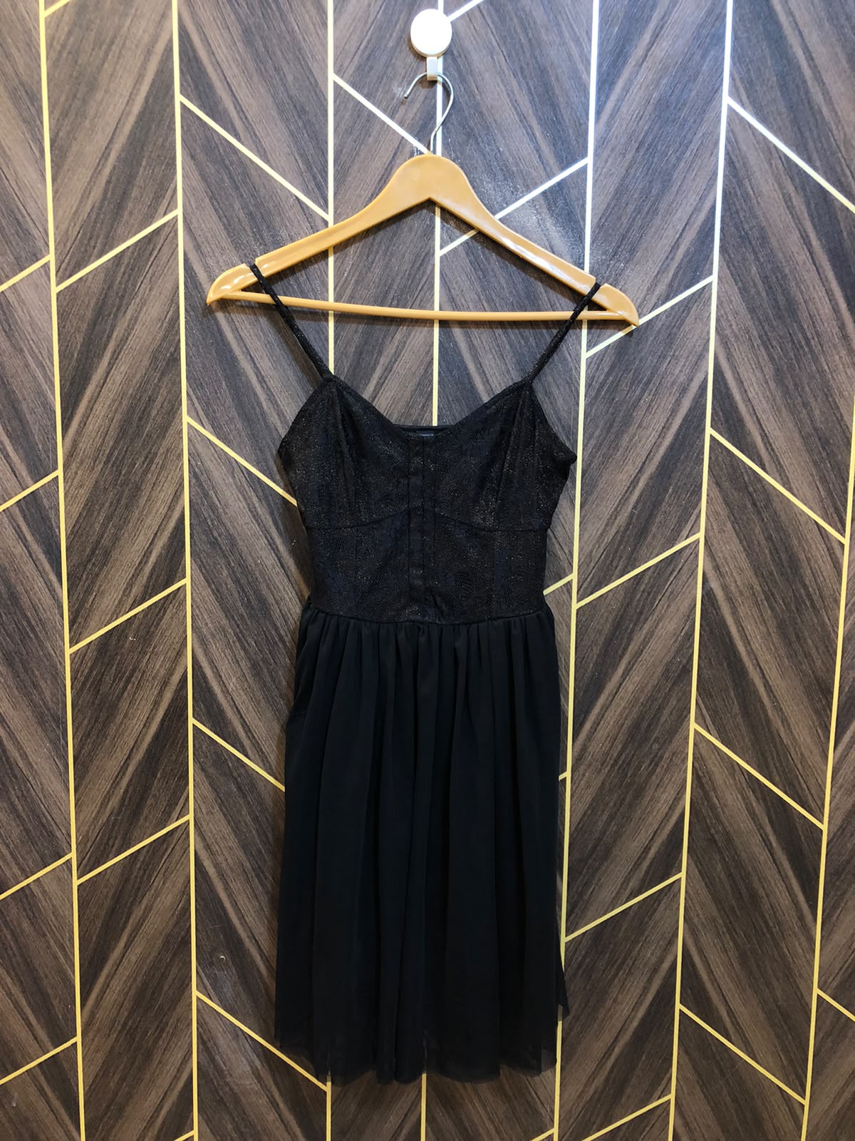 Mini Dress Net Jersey X Small Size Chest 17 Length 33
