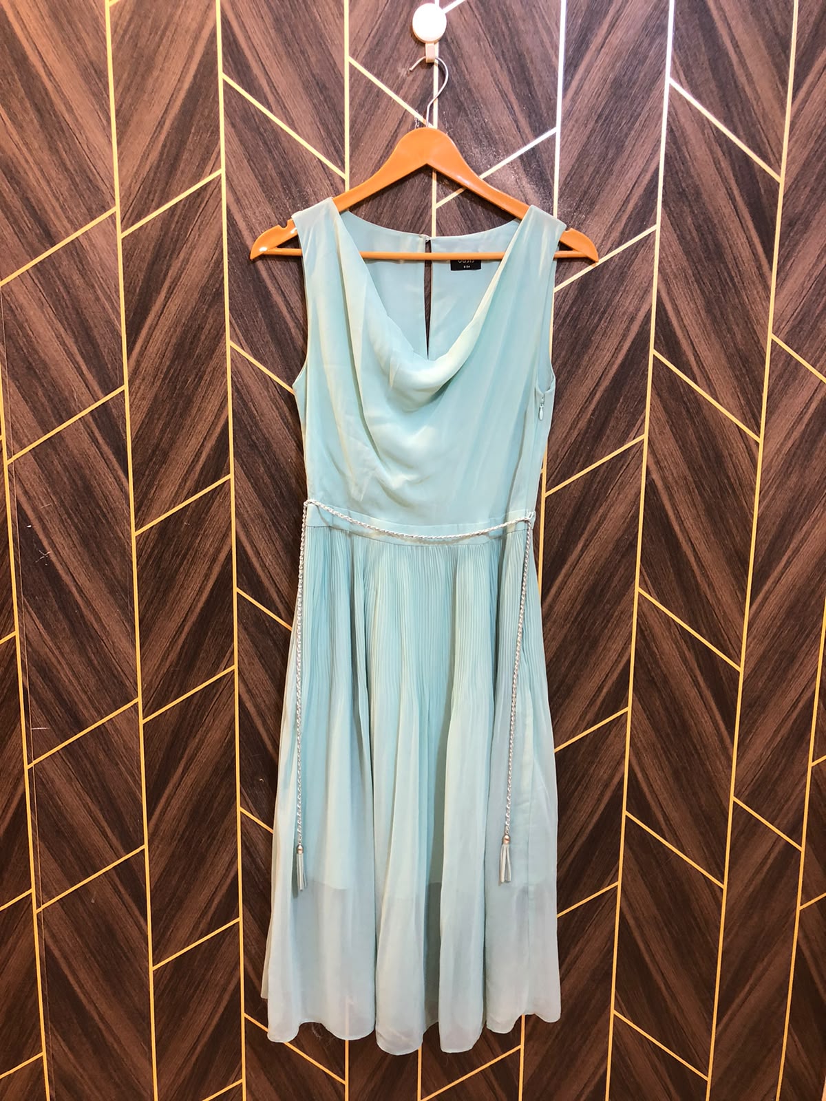 Mini Dress Chiffon X Small Size Chest 16 Length 44