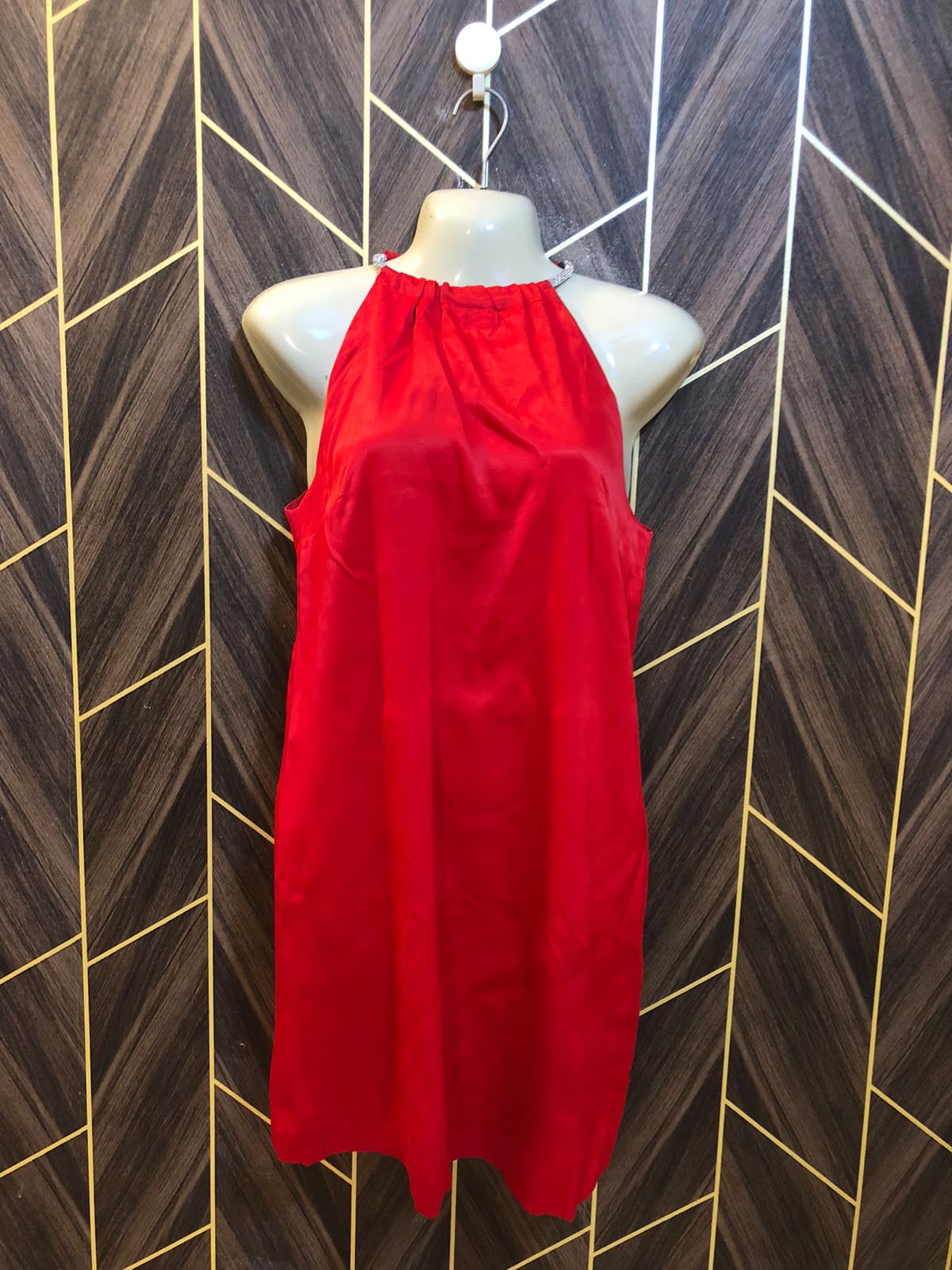 Mini Dress Silk Small Size Chest 18 Length 33